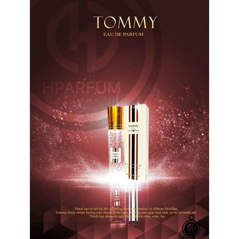 Nước hoa Hparfum Tommy Hilfiger Tinh dầu thơm dạng lăn mini 12ml