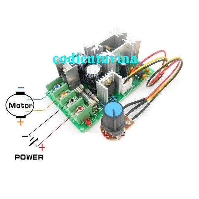 Mạch điều chỉnh tốc độ động cơ DC PWM 12V 24V 36V 48V