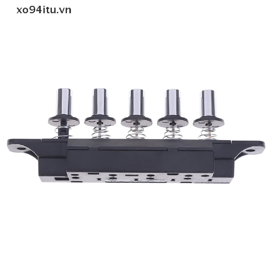 Xoitu Công Tắc Nút Bấm Năm Vị Trí Màu Bạc Cho Mui Xe range hood
