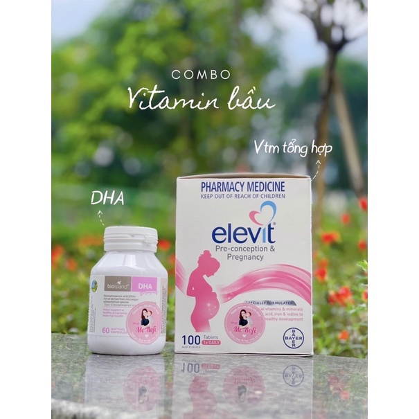 Viên uống bổ sung vitamin cho bà bầu Bio Island DHA 60 viên - Mẹ Rofi