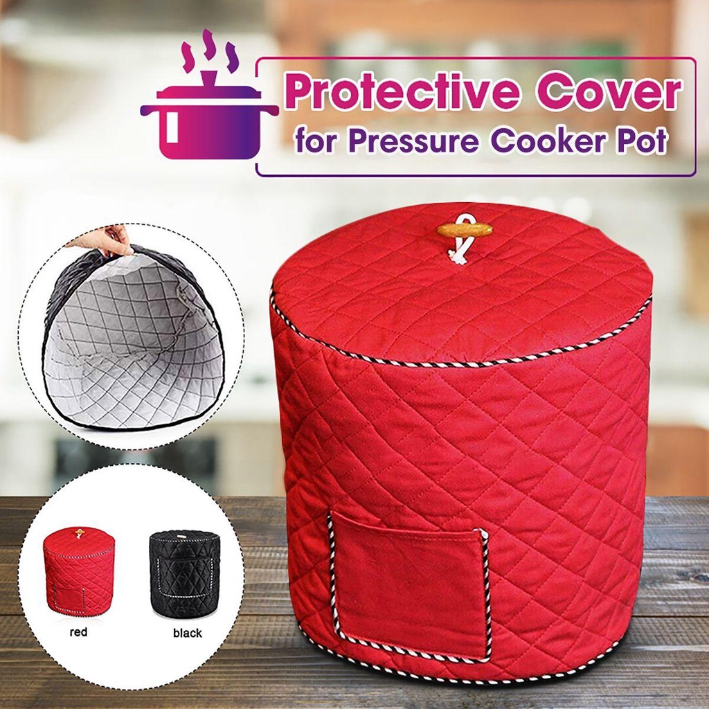 YIYU Nắp Nồi Áp Suất Chống Bụi Màu Đỏ / Đen Siêu Bền Tiện Dụng Cho Nhà Bếp