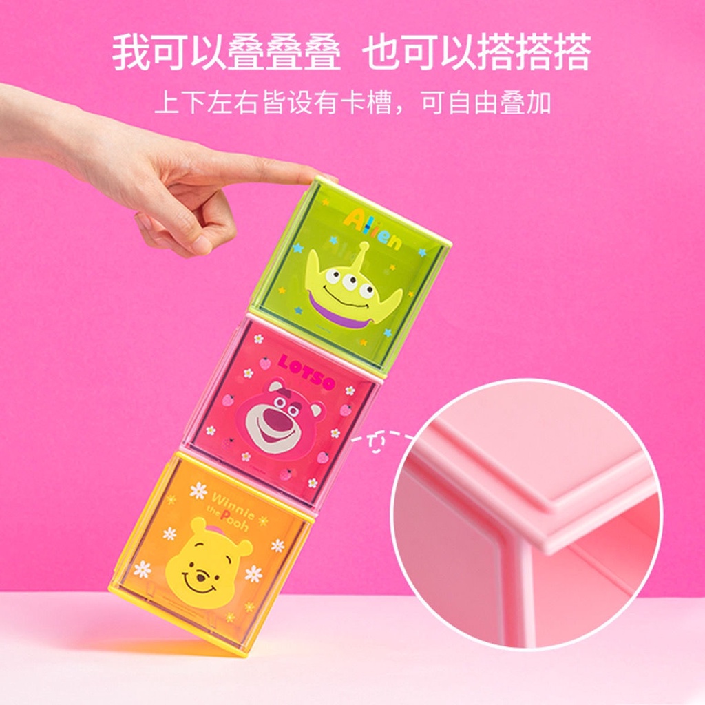 Hộp Lưu Trữ Phim Hoạt Hình Sáng Tạo Hộp Lưu Trữ Trên Máy Tính để Bàn Hộp Lưu Trữ Hình Trái Tim Cô Gái Dễ Thương Hộp Lưu Trữ Mỹ Phẩm Lưu Trữ đồ Vật Nhỏ Có Thể được Kết Hợp Tự Do Và Xếp Chồng Lên Nhau