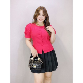 ÁO SƠ MI NÚT BỌC DÀNH CHO NỮ BIGSIZE 55-90kg