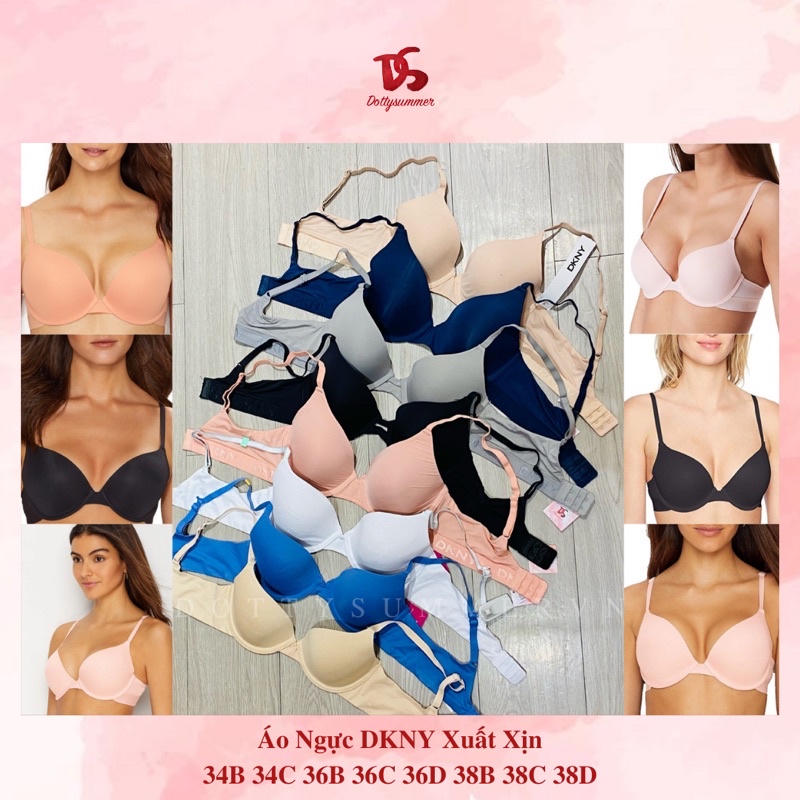 Áo Ngực DKNY Xuất Xịn Có Gọng Mút Đệm Ít/Mỏng