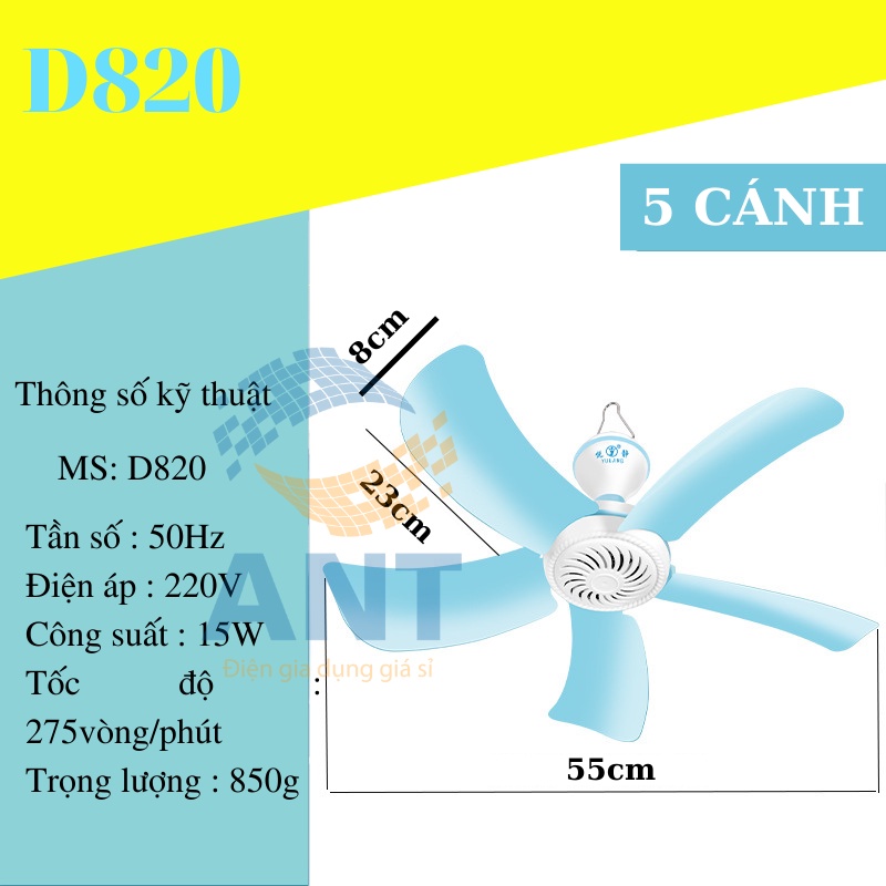 Quạt mùng màn, quạt trần mini, quạt đuổi muỗi, quạt em bé