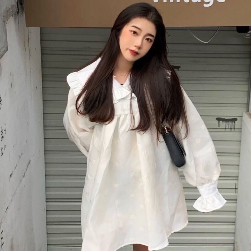 |TINA DRESS| Đầm cổ sen tiểu thư bồng TLÉA