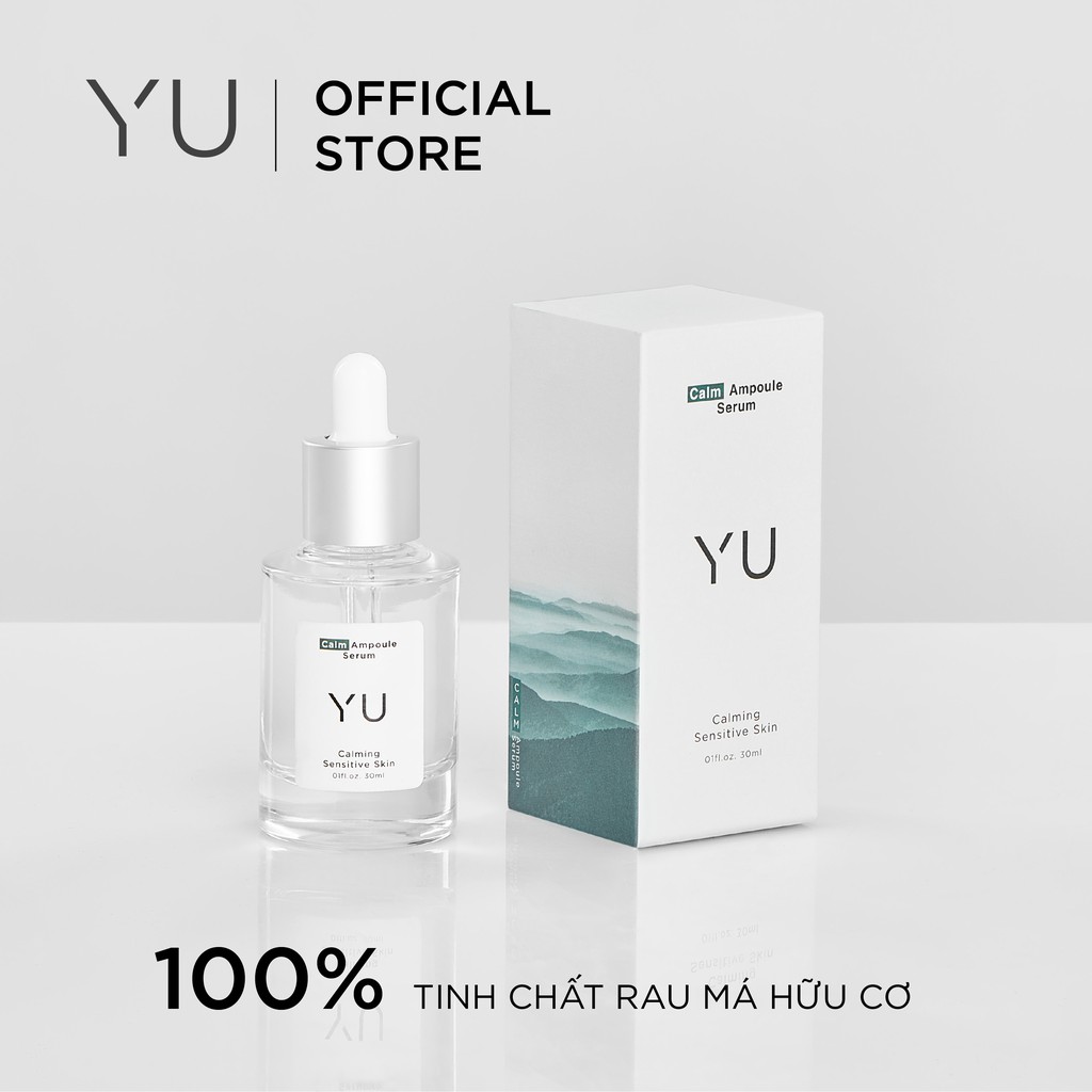 Serum rau má Calm Ampoule Serum làm dịu tức thì, dưỡng da nhạy cảm