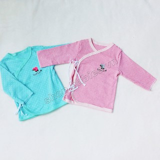 COMBO 3 ÁO CỘT DÂY SƠ SINH HOTGA TAY DÀI