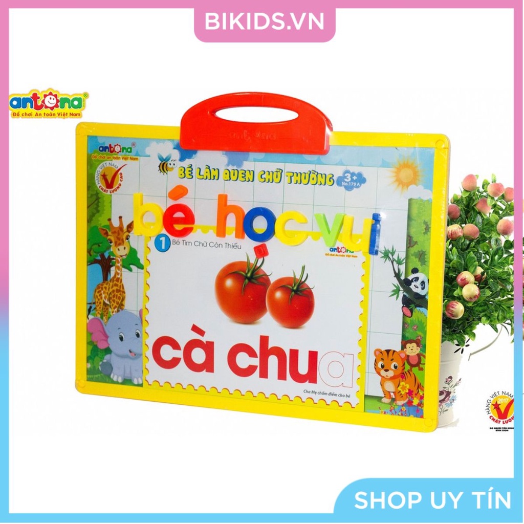 Bảng nam châm Antona - Bé làm quen chữ thường