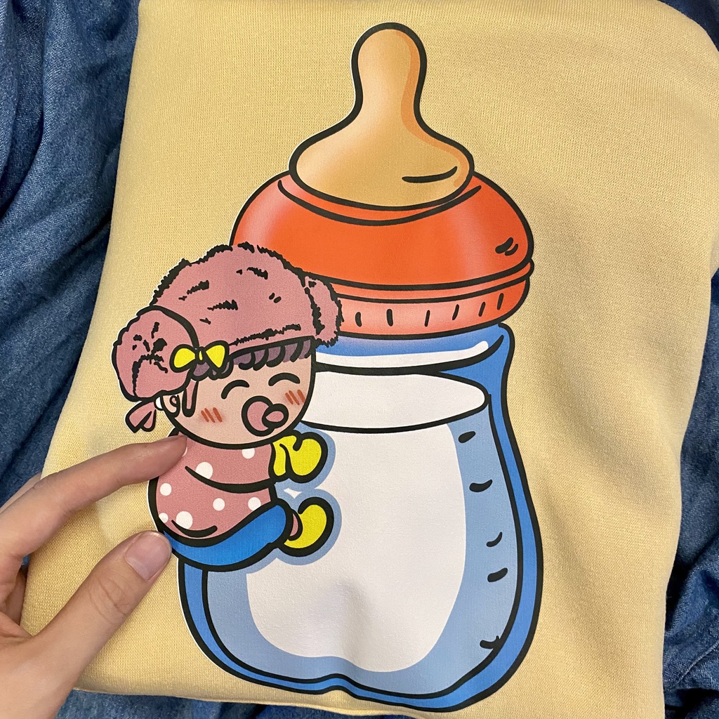 Sweater hồng chữ cổ NHẬT, TO4.13