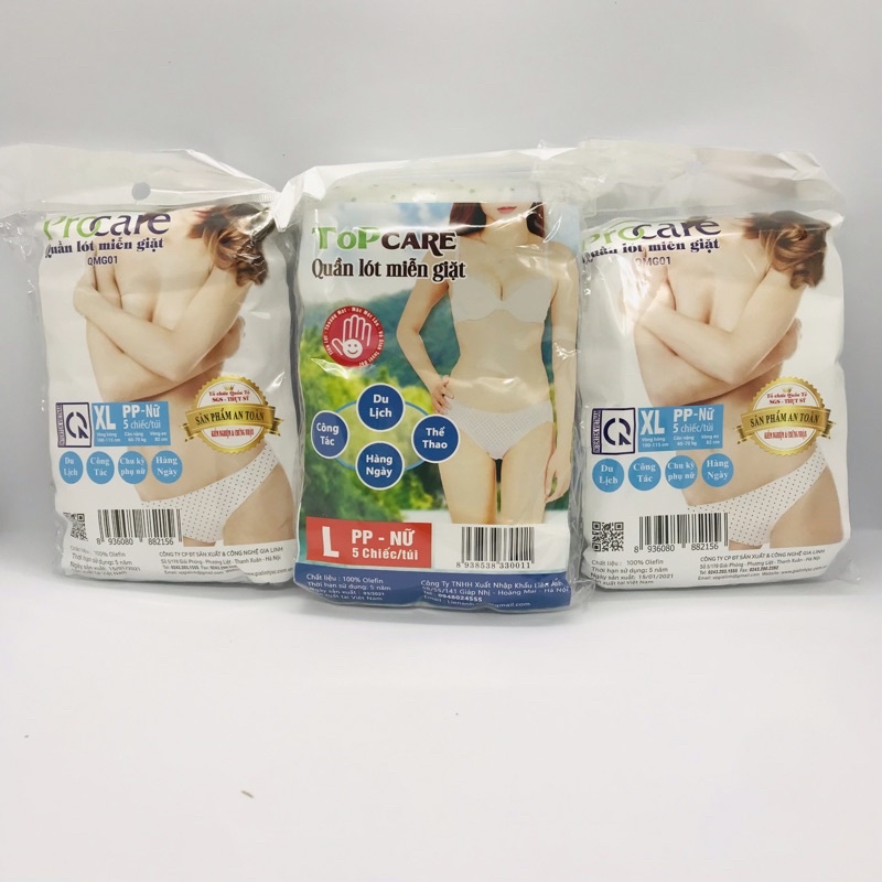 Gói 5 Chiếc Quần Lót Giấy Top Care
