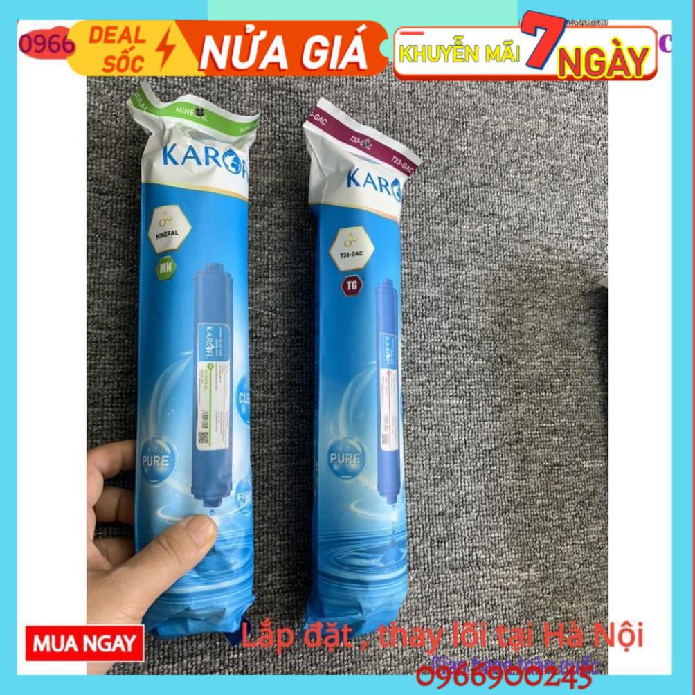 Combo 4 Lõi Lọc Số 5678 Karofi Chính Hãng 👉 Bộ Khoáng Dành Cho Tất Cả Các Máy Lọc Nước ( Hàng Chính Hãng)