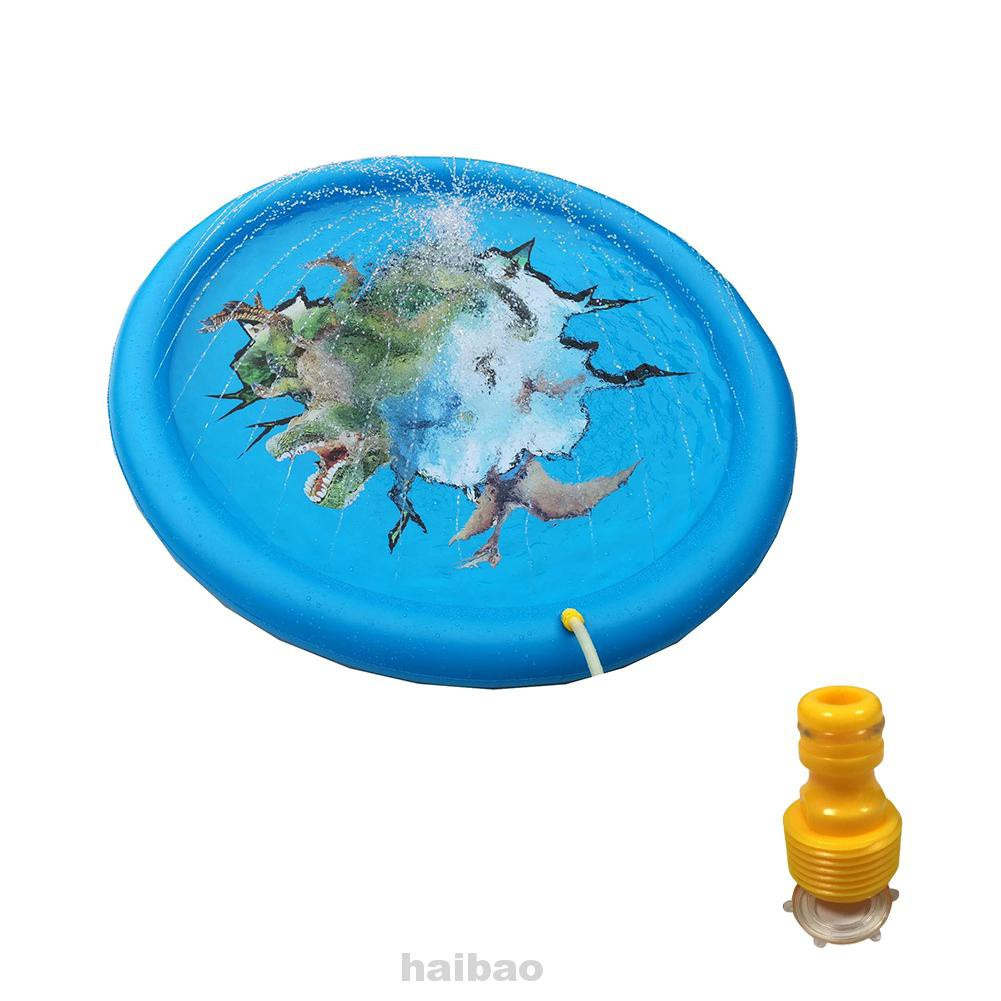67inch Toys For Kids PVC Backyard Easy Use Outdoor Games Play Garden Beach 3D Dinosaur Splash Pad