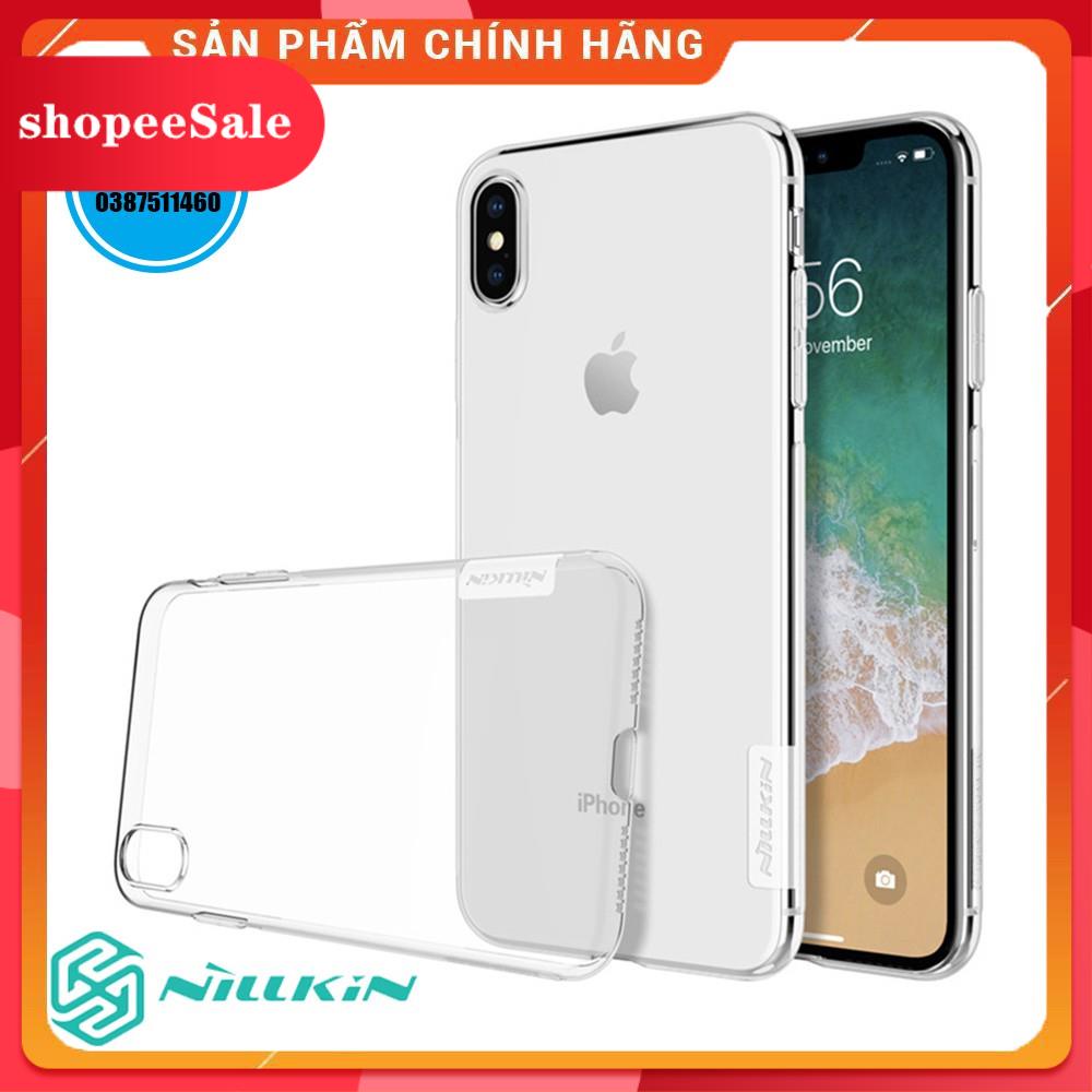 Ốp silicon chính hãng Nilkin trong suốt siêu mỏng cho iphone 6/7/8; 6+/7+/8+; x/xsmax/ iphone 11