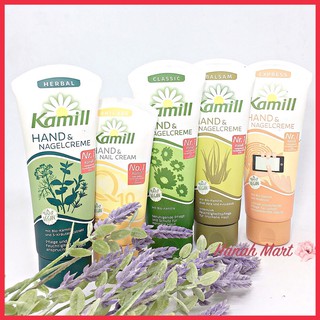 Hàng Đức chất _ Kem dưỡng da tay và móng tay Kamill hoa cúc hữu cơ cho làn da mềm mại, mượt mà, đủ vị 100ml – 75ml