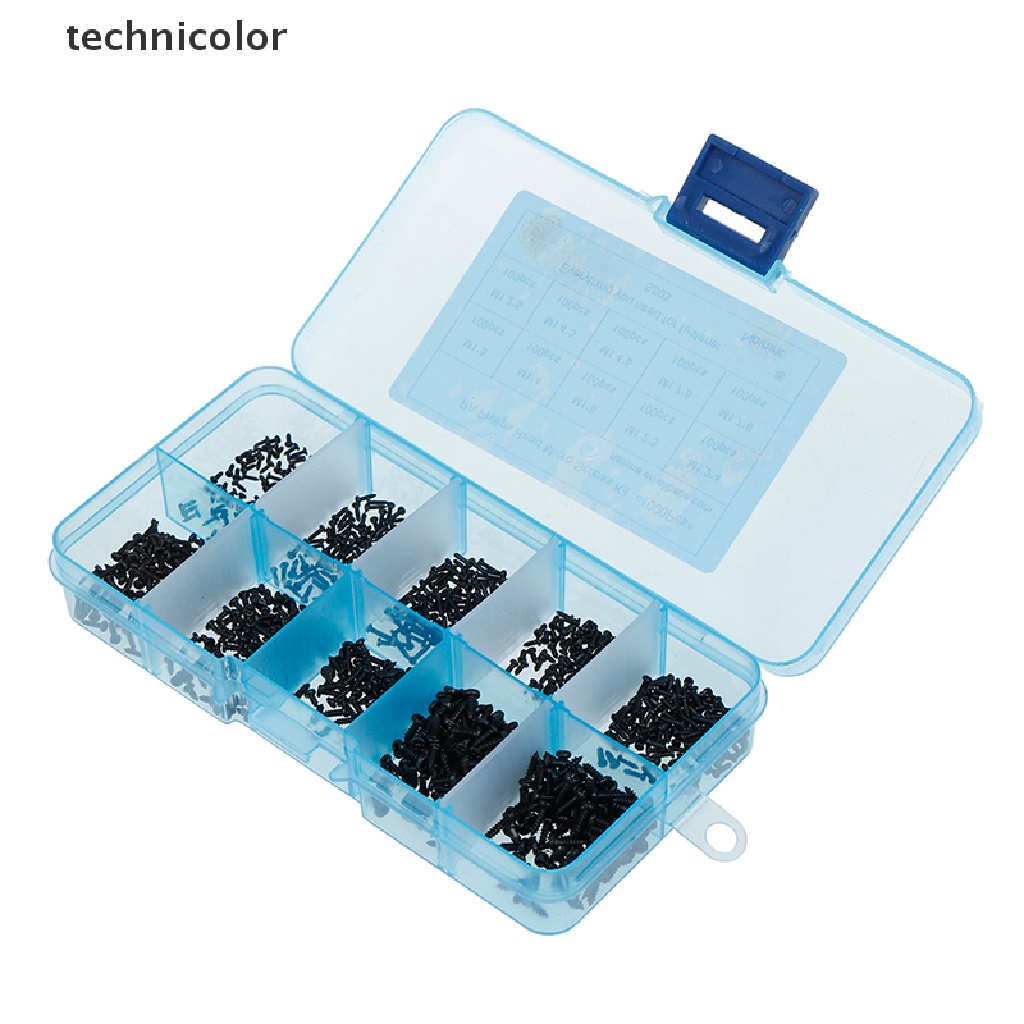 Set 1000 Ốc Vít Đầu Tròn micro M1 M1.2 M1.4 M1.7