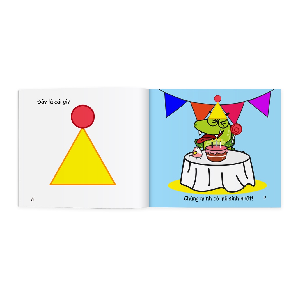 Sách Ehon Nhật Bản - Bộ 3 cuốn Điều kỳ diệu của hình khối - Dành cho trẻ từ 0-6 tuổi