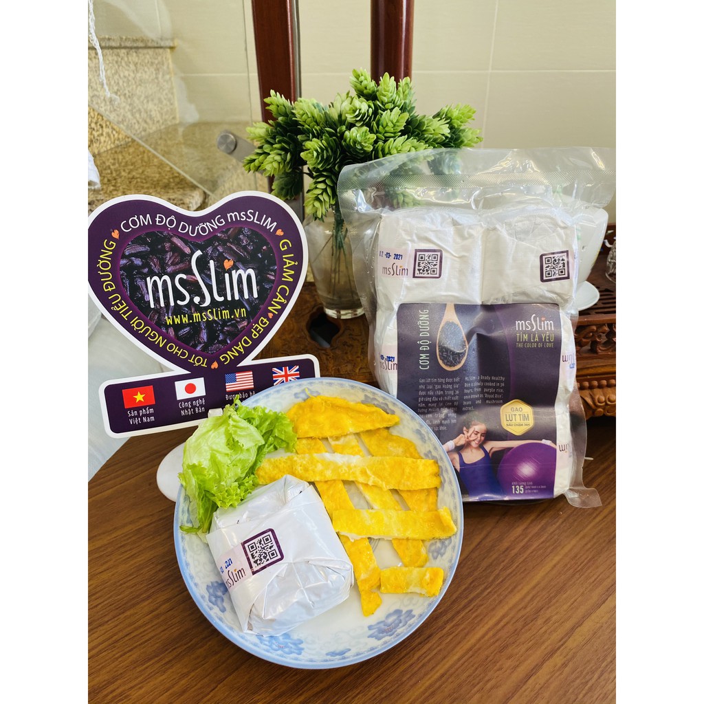 CƠM GẠO LỨT TÍM MS SLIM - GIẢI PHÁP CHO NGƯỜI ĂN KIÊN