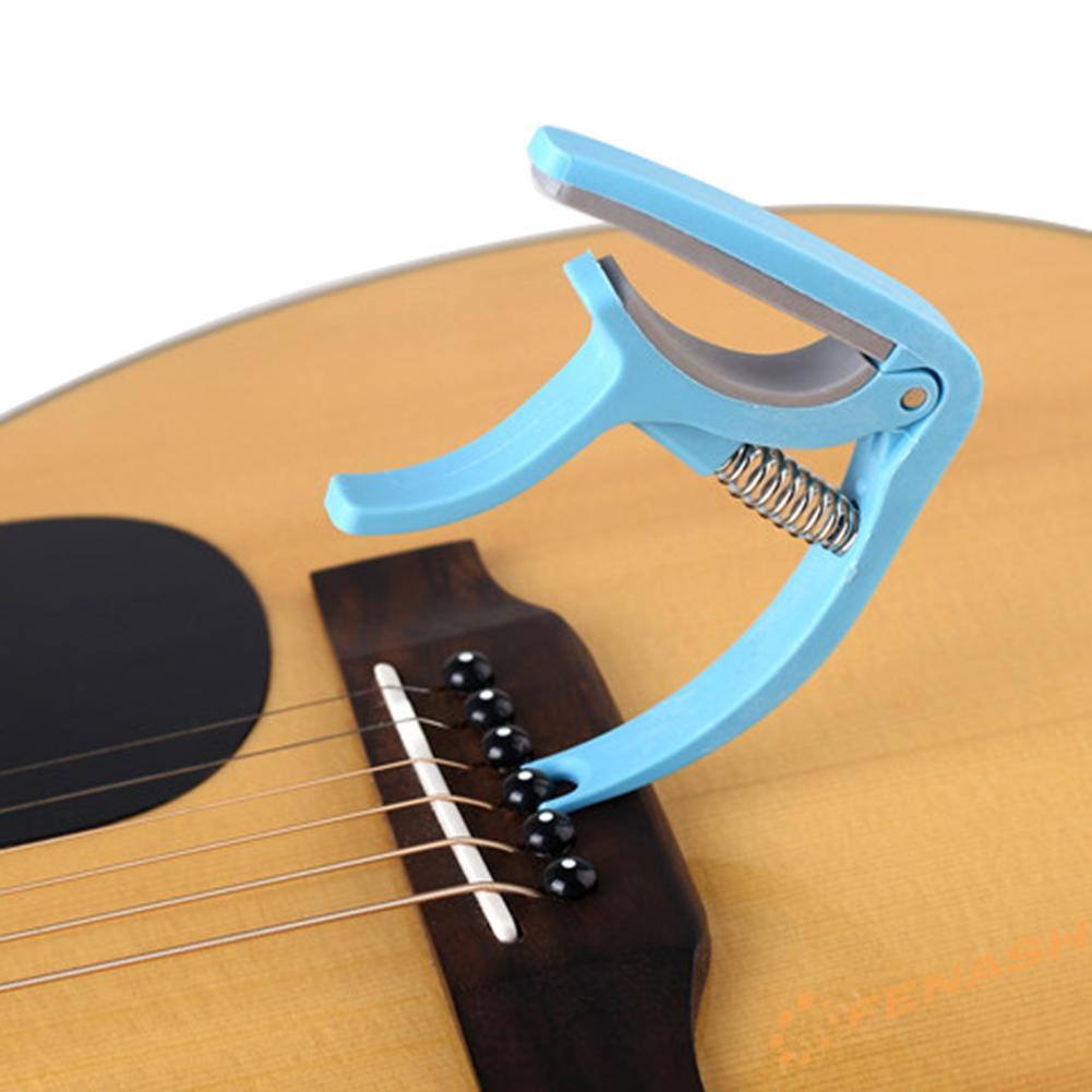 FE Multifunctional Plastic-steel Guitar Capo 6 String Acoustic Tuning Clamp