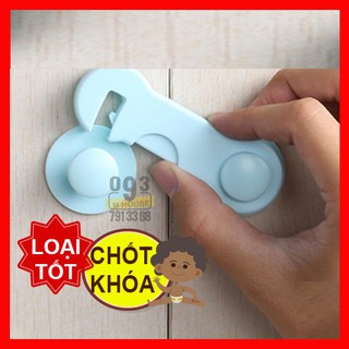 Combo 2 Khóa Gài Chốt Tủ Đồ Tránh Kẹt Tay, Khóa Ngăn Kéo