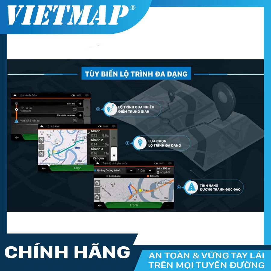 VIETMAP S2 dẫn đường cho ô tô - chính hãng hộp nguyên seal