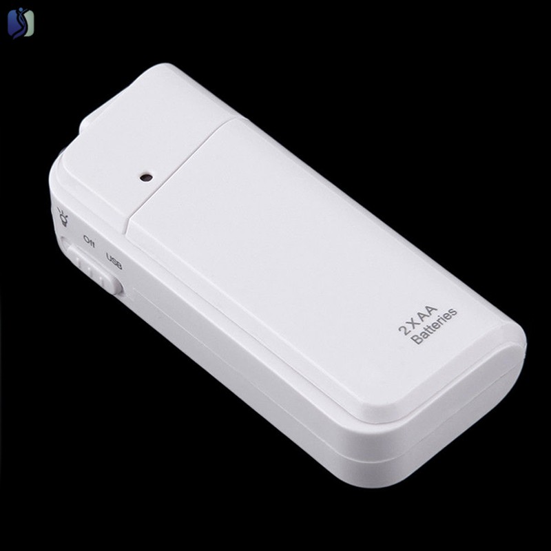 Yy Universal Portable USB Emergency 2 AA Battery Extender Charger Power Bank Supply Box @VN