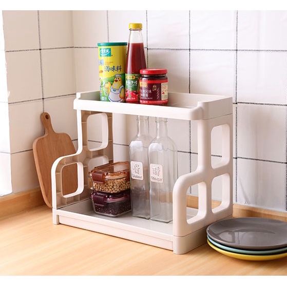 Kệ đựng gia vị 2 tầng nhựa Việt Nhật