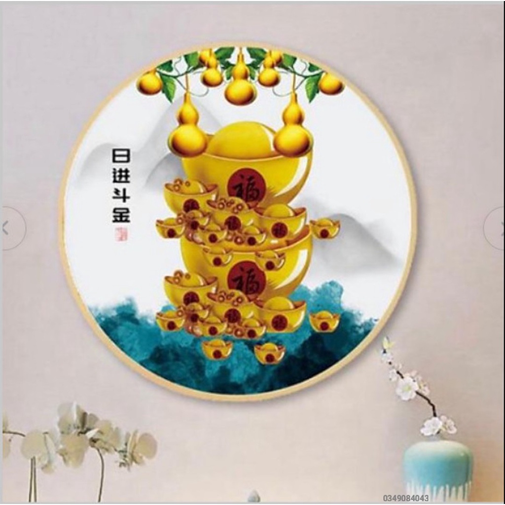 TRANH THÊU CHỮ THẬP DX1004 (50X50) CHƯA THÊU