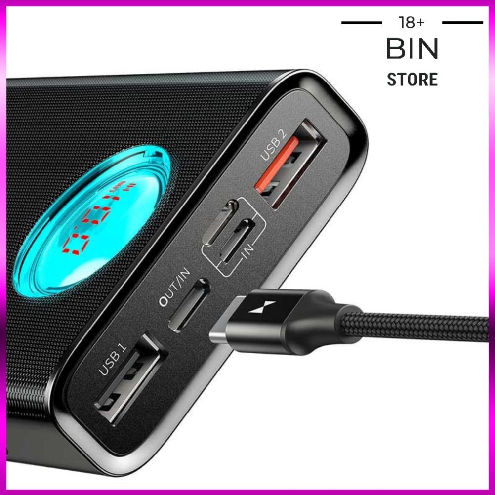 Pin Sạc Dự Phòng Baseus Amblight 20.000mAh Sạc Nhanh 18W 2 Chiều