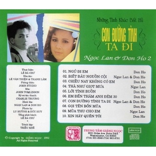 dĩa cd nhạc don hồ