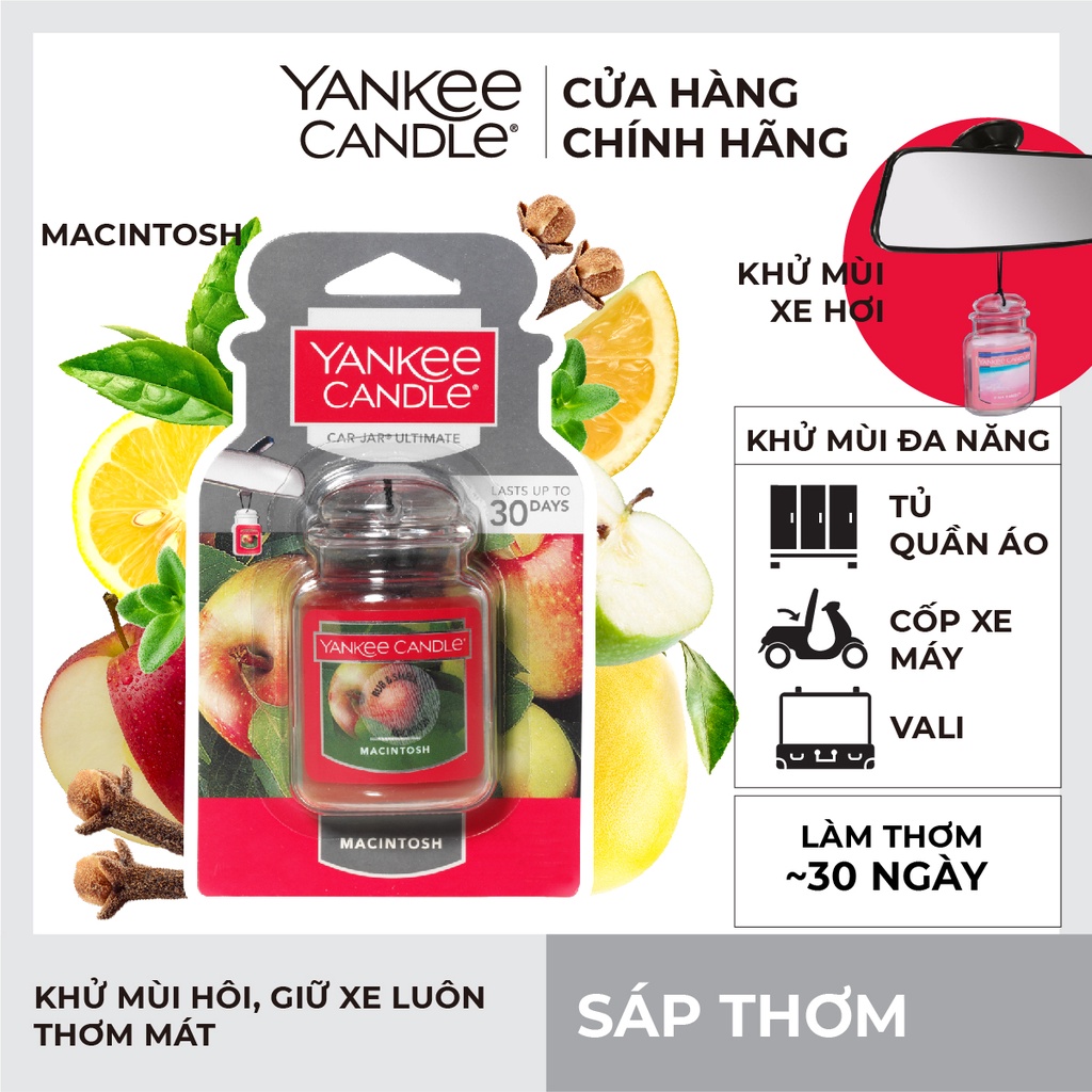 Sáp thơm xe Yankee Candle - Macintosh