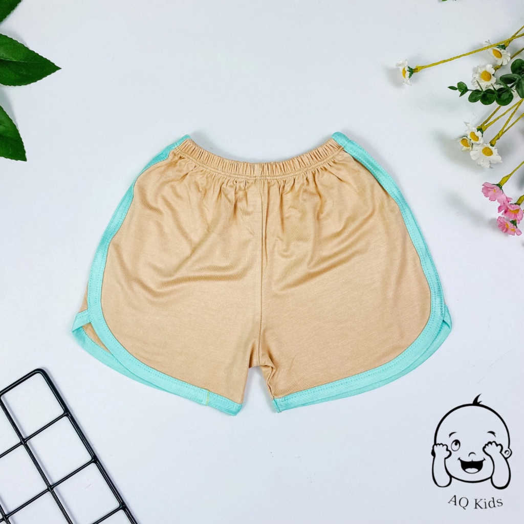 [[BÉ 8-22kg] Quần đùi, quần cộc cho bé trai bé gái thiết kế phối viền bắt mắt vải minkymom Unibaby Shop