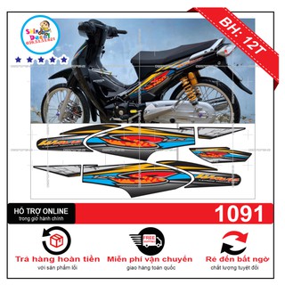 [SHIN DECAL] Tem xe wave S 125 thái