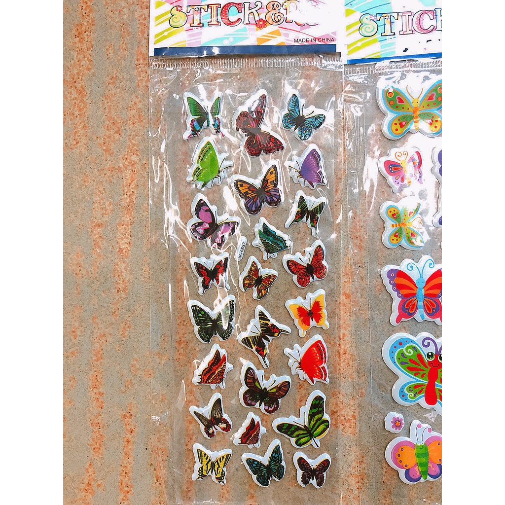 Tờ Dán Sticker Nổi 3D Thời Trang, Công Chúa Bản To Nhiều Chi Tiết Cho Bé