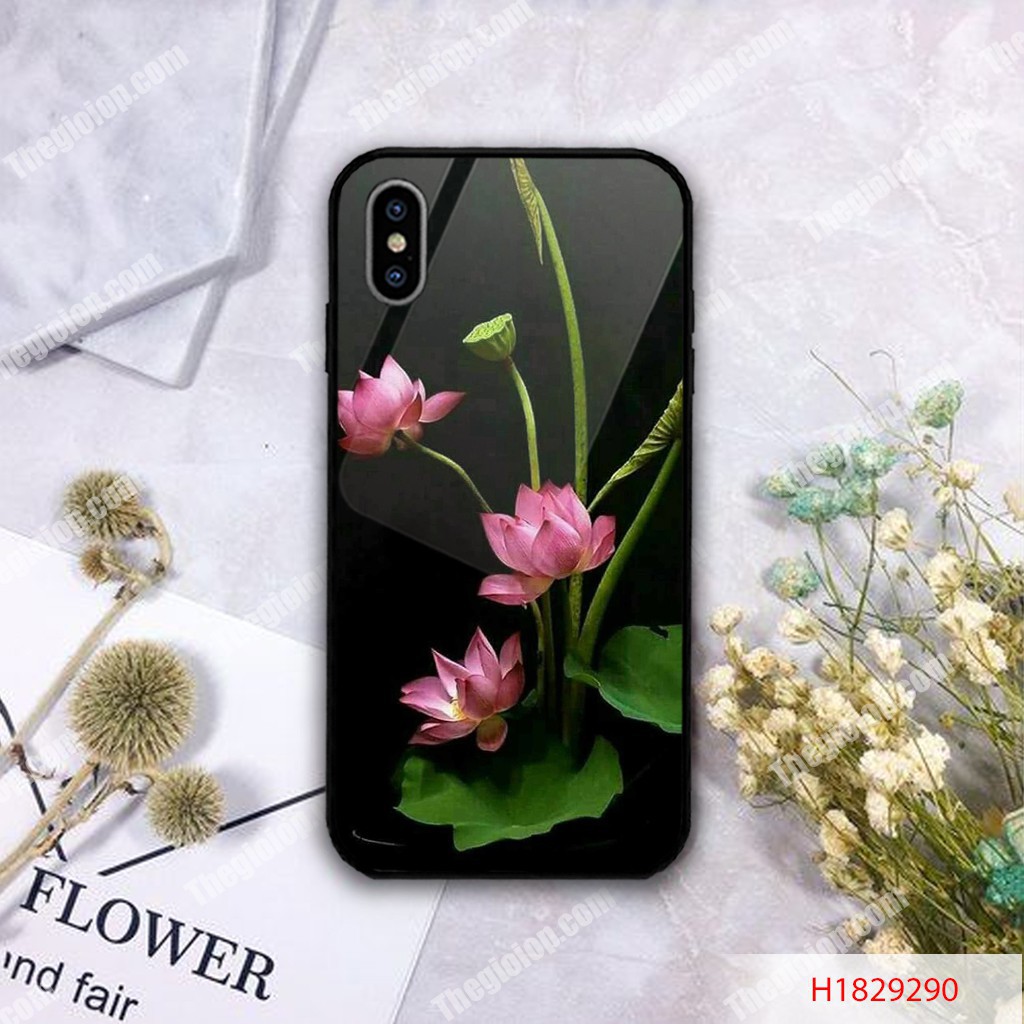 [HOT] - ỐP IPHONE, SAMSUNG TRÁNG GƯƠNG HOA SEN HỒNG H1829290