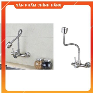 Vòi Rửa Bát Nóng Lạnh Cắm Tường(BH 36 Tháng)-Được kiểm tra hàng .