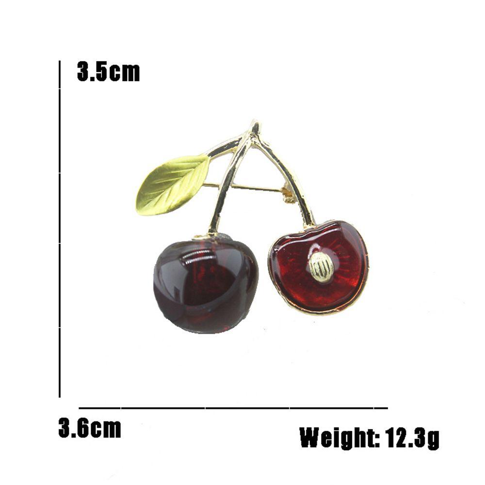 Ghim Cài Áo Hình Trái Cherry Xinh Xắn