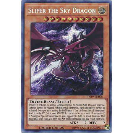 Thẻ bài Yugioh - TCG - Slifer the Sky Dragon / TN19-EN008