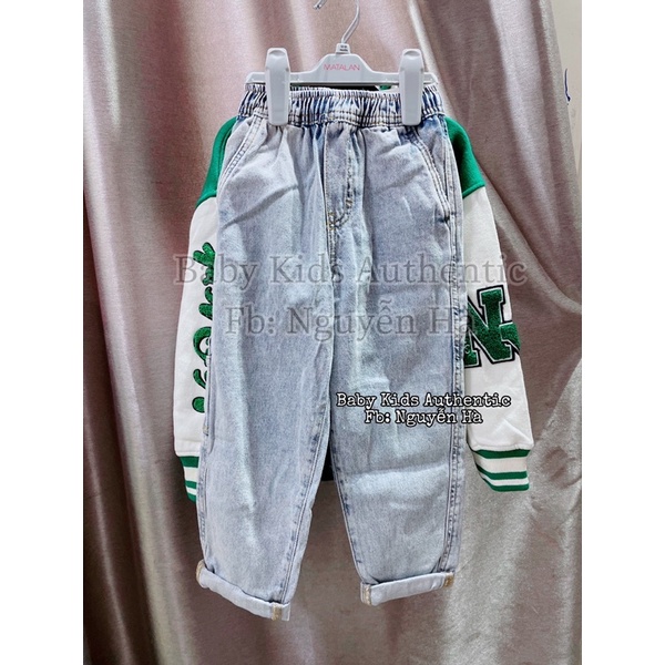 Quần jeans shinny siêu mềm bé trai sz 6y 7y 8y 10y