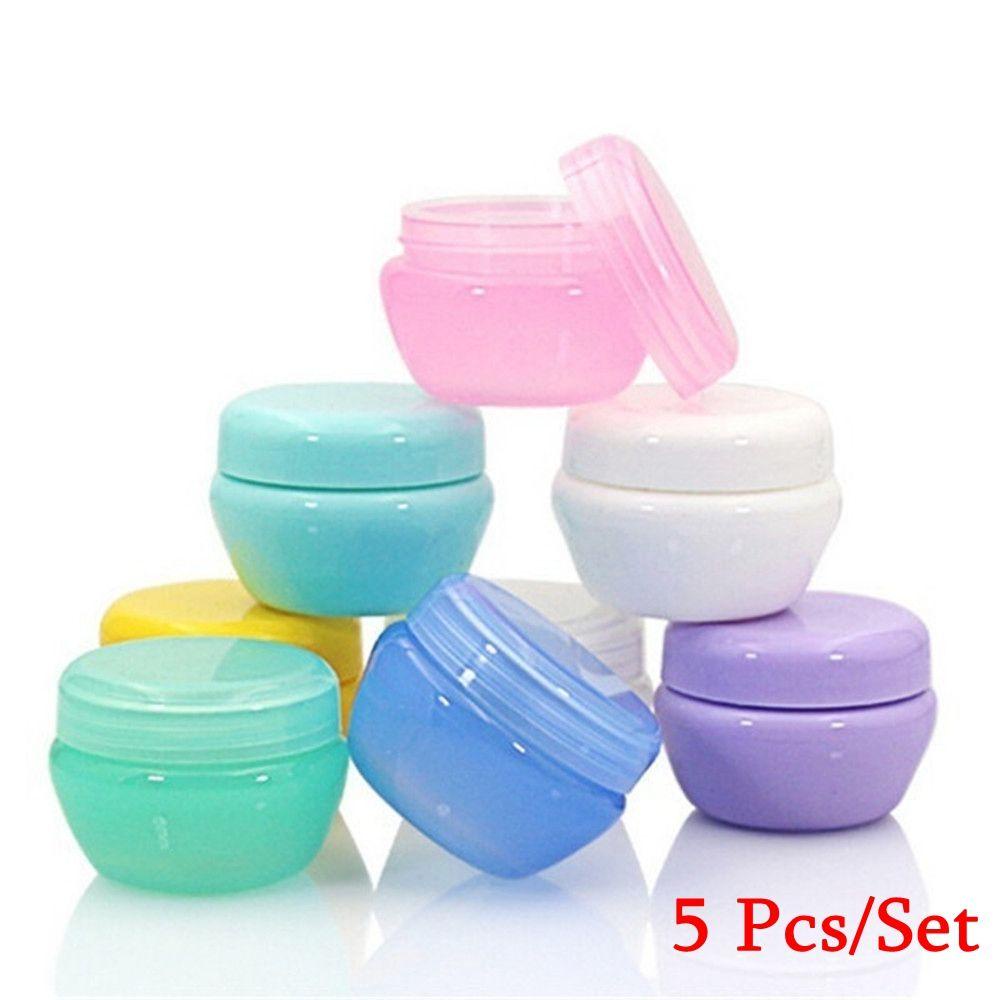 Set 5 Hộp Rỗng Đựng Kem Mỹ Phẩm 10g Tiện Dụng Khi Đi Du Lịch