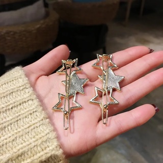 (Phụ Kiện Tóc) Kẹp tóc hình ngôi sao lấp lánh Hàn Quốc