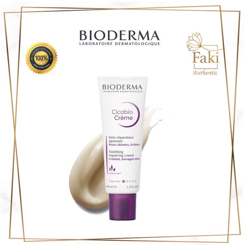 Bioderma Cicabio kem Phục Hồi, làm dịu da 40ml, 100ml