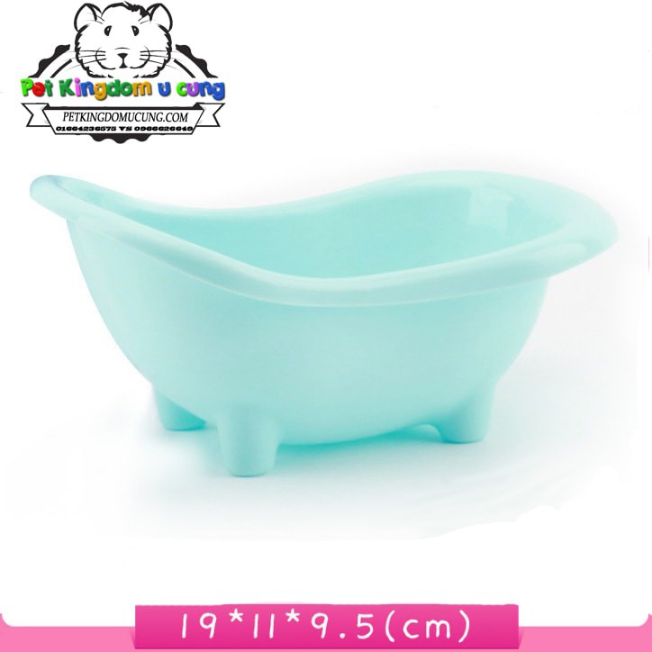 Bồn tắm nhựa cho hamster nhiều màu