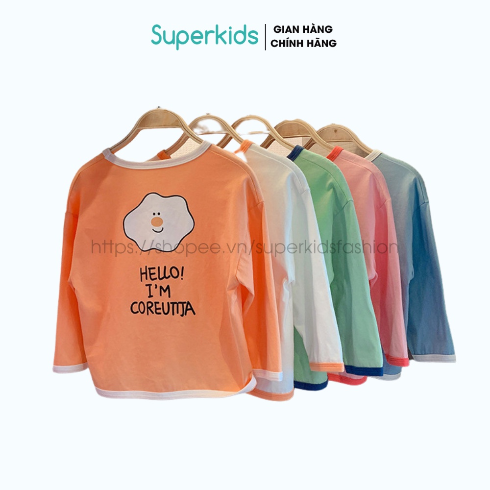 Áo Cardigan phối viền nhiều màu hoạ tiết dễ thương cho bé 8-18kg QATE742