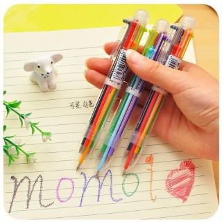 Bút bi 6 trong 1 sáng tạo xinh xắn