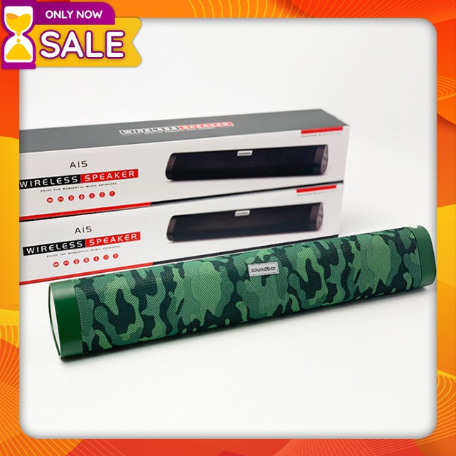 Loa Thanh Soundbar Bluetooth Để Bàn Dùng Cho Máy Vi Tính PC, Laptop, Tivi Công Suất Lớn A15 Âm Thanh Siêu Trầm