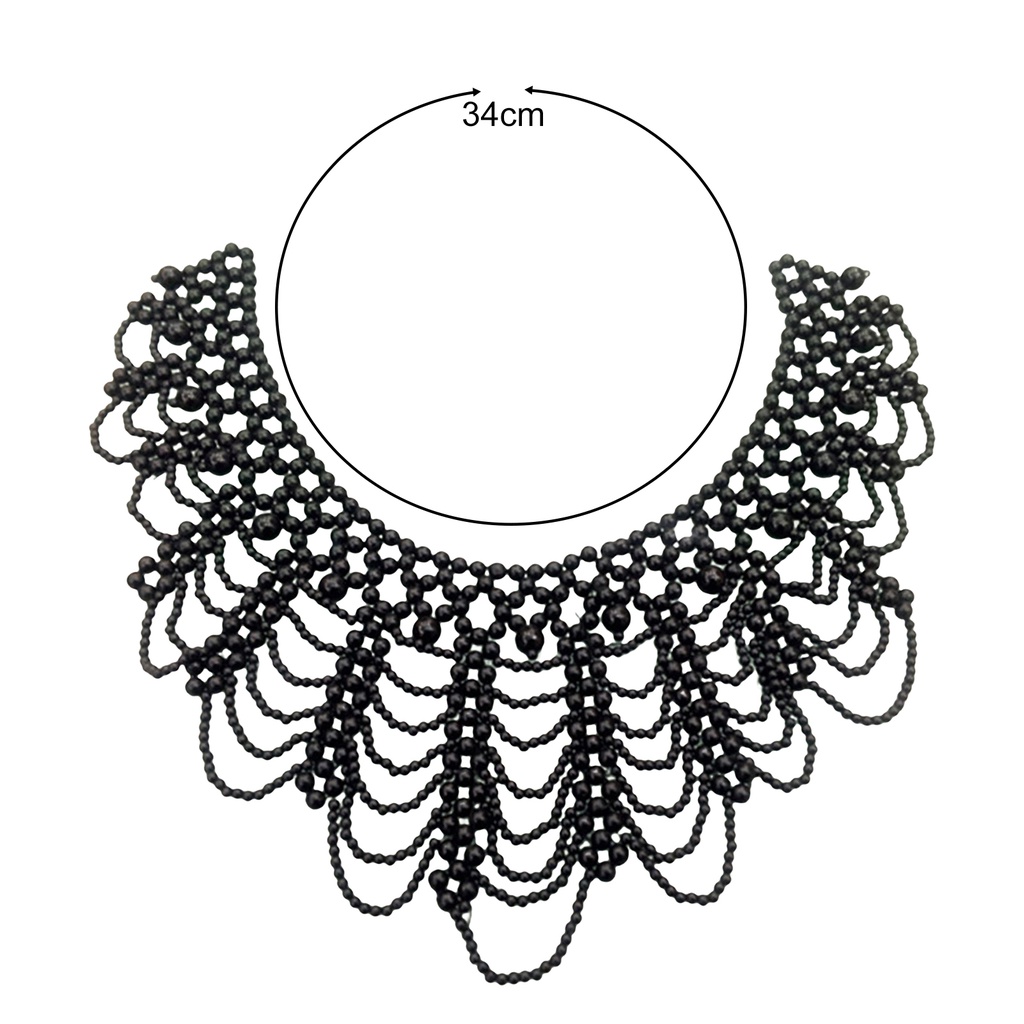 Vòng cổ Nhiều Lớp Đính Đá Sang Trọng Cho Nữ