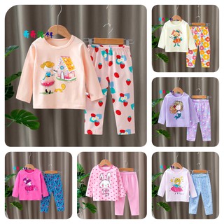 Bộ Dài Tay Bé Gái 26-36kg (7-9 tuổi) – QIQI / TIANSHI / XIAOHAI / YUXIANG – Cotton QC Xuất Hàn