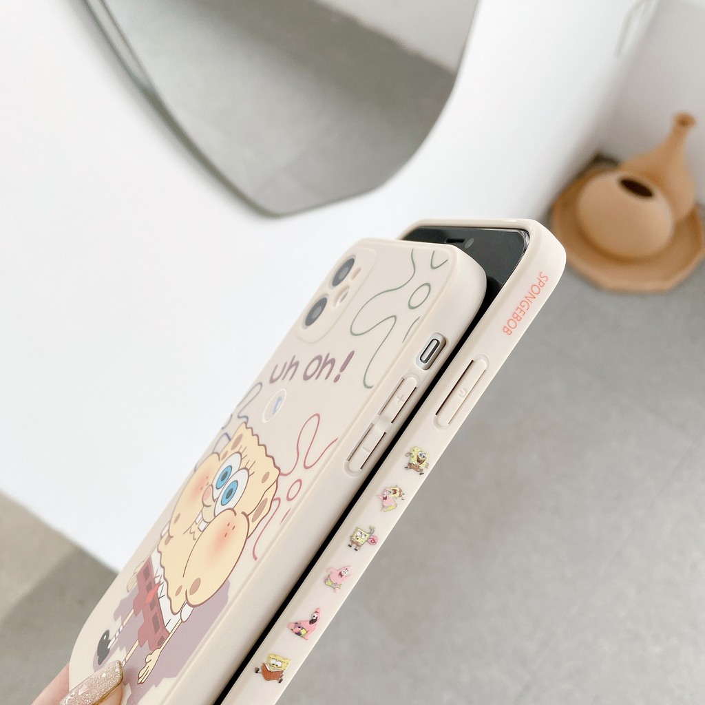 Ốp điện thoại hình SpongeBob  cho 12/12mini/12pro/12pro max/11/11pro/11pro max/xs max/xr/xs/x/8/7/8plus/7plus | BigBuy360 - bigbuy360.vn