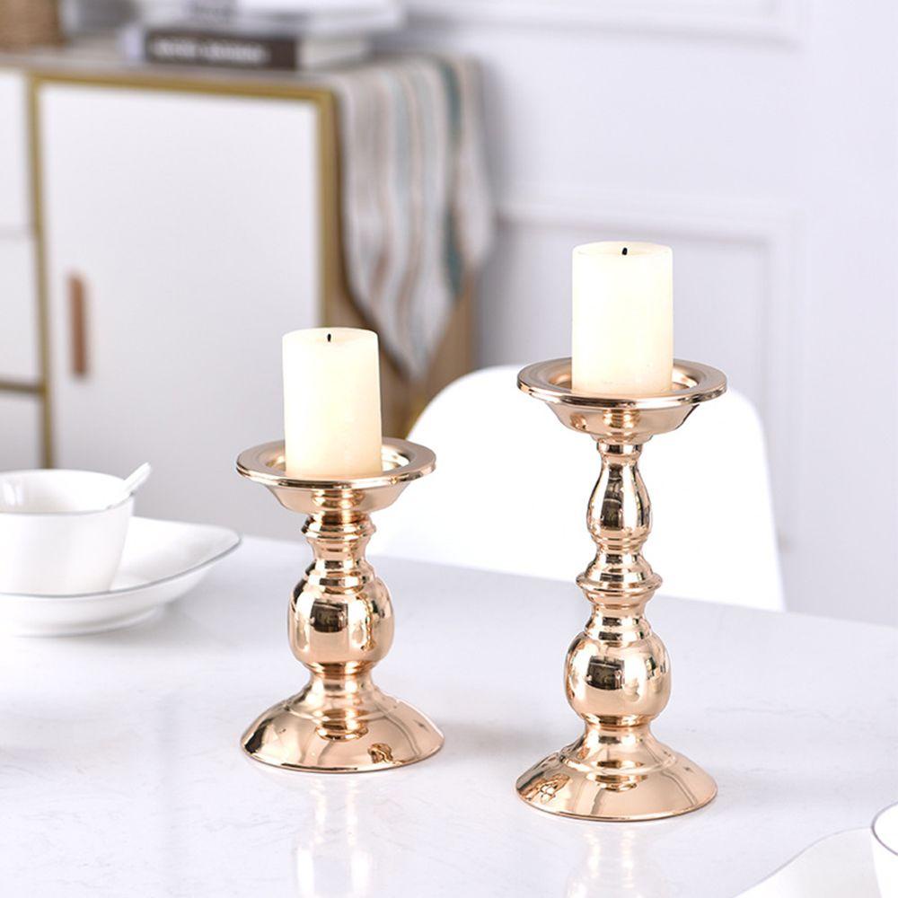 CHOOKEY Giá Đỡ Đèn Cầy Bằng Kim Loại Trang Trí Tiệc Cưới